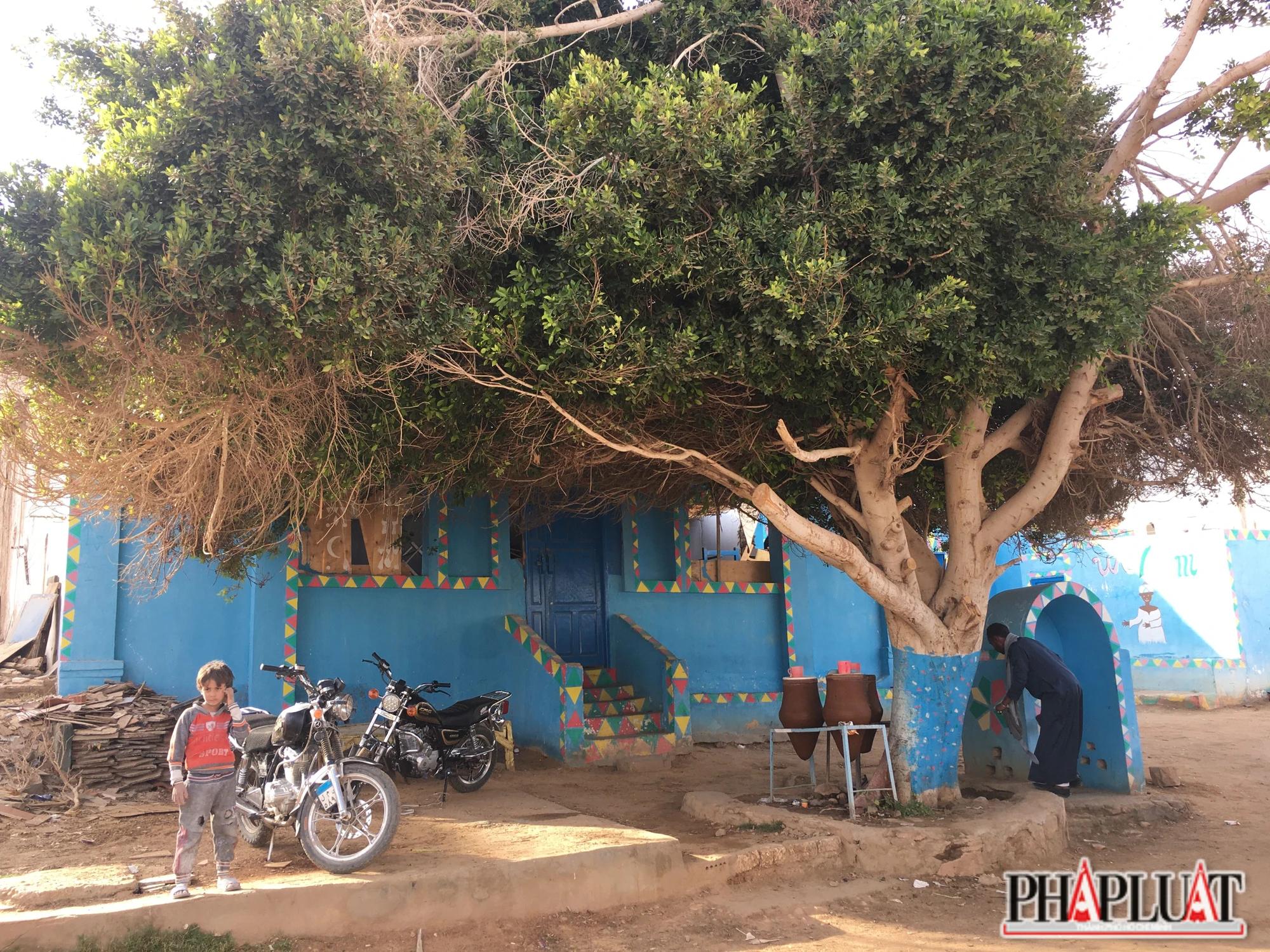 Một góc mộc mạc đầy sắc màu tại Nubian Village Một góc mộc mạc đầy sắc màu tại Nubian Village