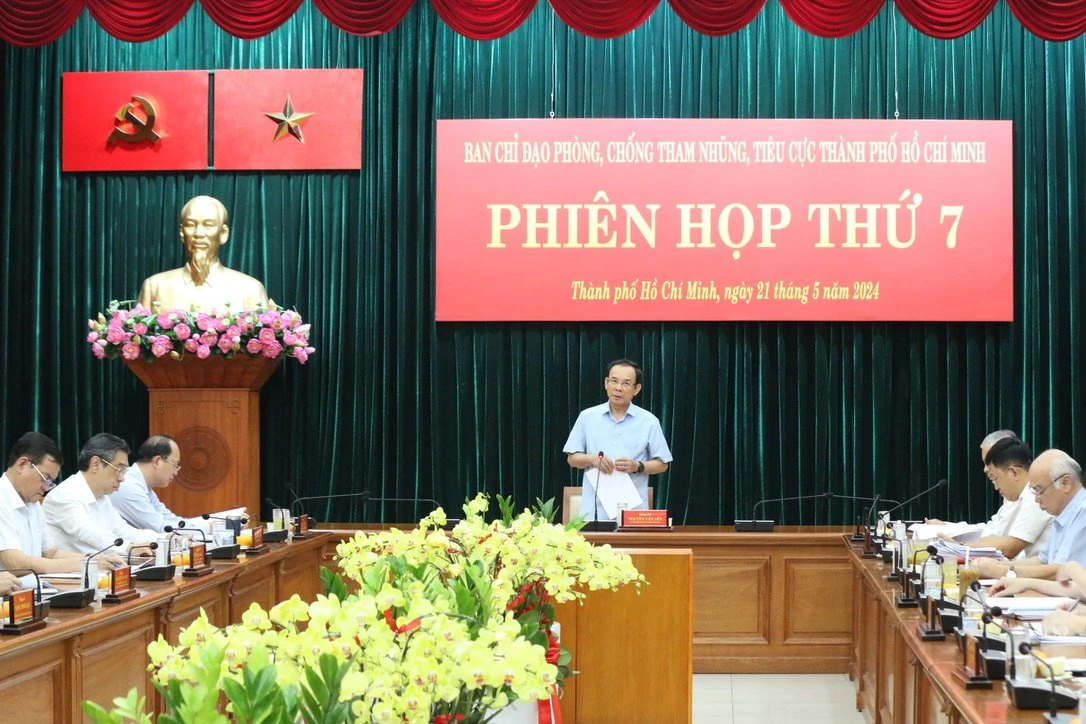Ban Chỉ đạo phòng, chống tham nhũng, tiêu cực TP sau khi thành lập đã khẩn trương xây dựng, ban hành Quy chế làm việc, Chương trình công tác, Quy định về công tác kiểm tra, giám sát và Chương trình kiểm tra, giám sát định kỳ, sớm đưa hoạt động vào nền nếp. Ảnh: THANH THÙY