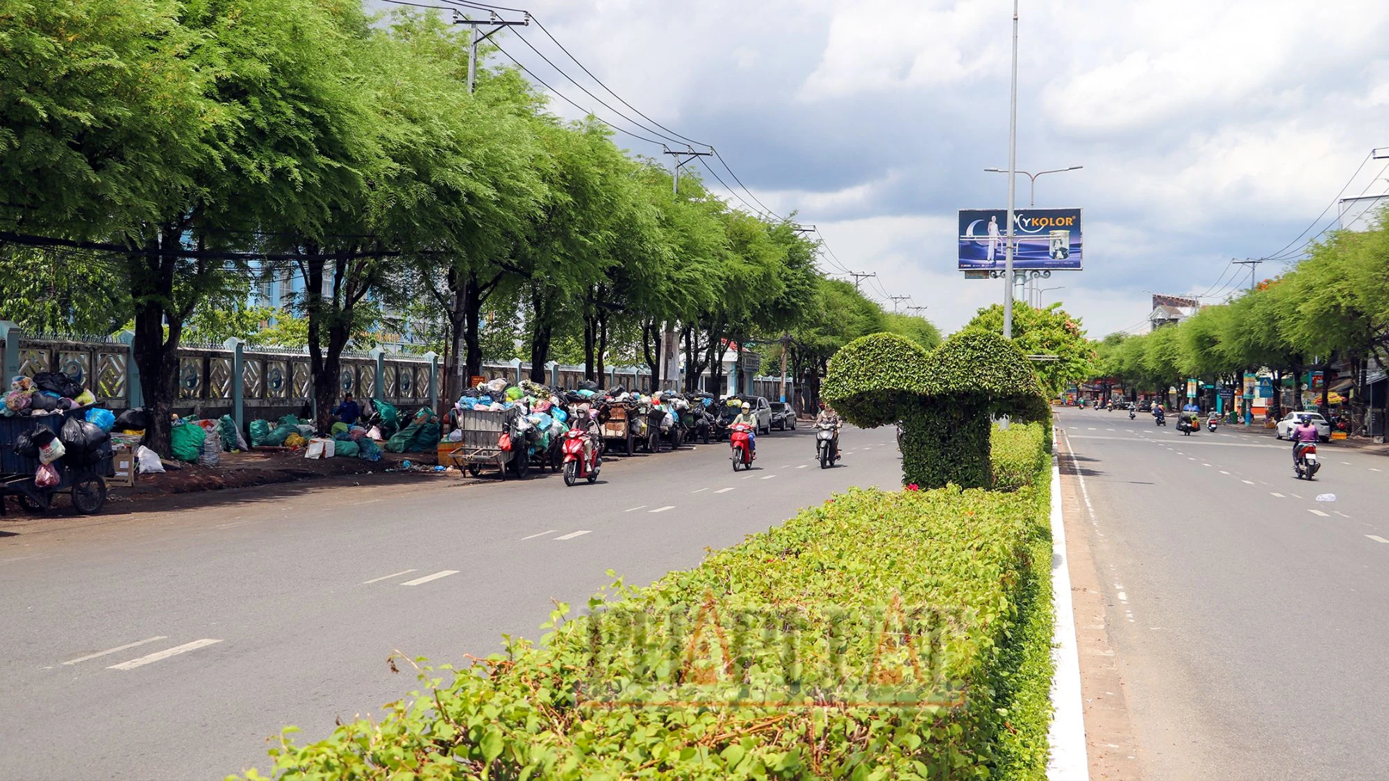 Bãi rác tạm ở Cần Thơ