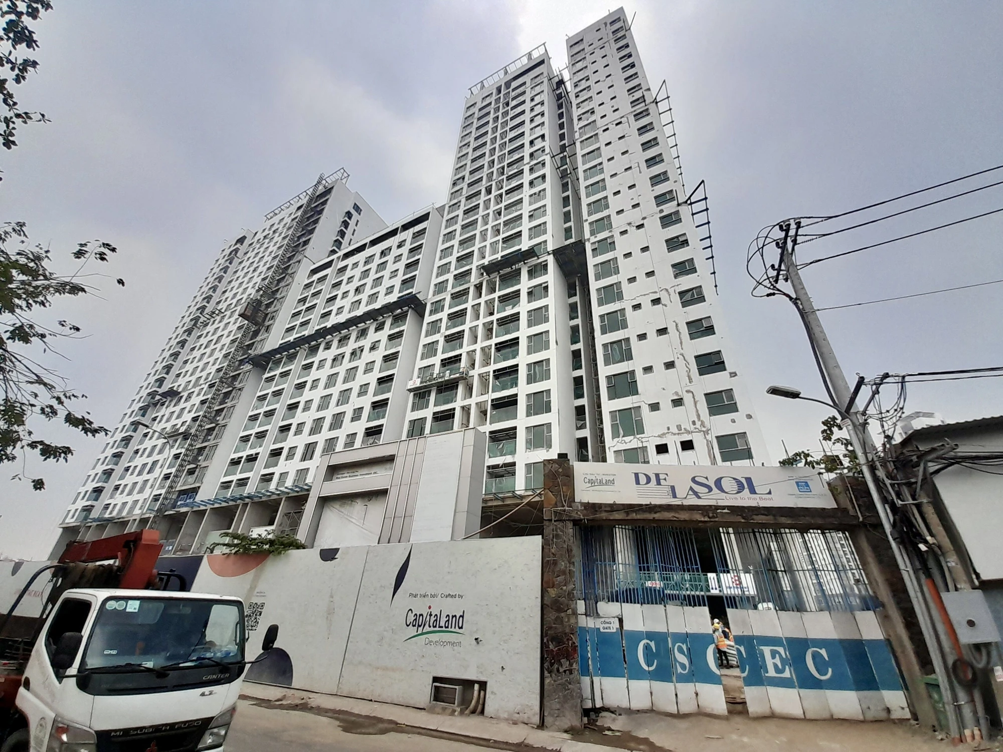 Dự án tọa lạc tại số 1 đường Tôn Thất Thuyết, phường 1, quận 4. Ảnh: BẢO PHƯƠNG