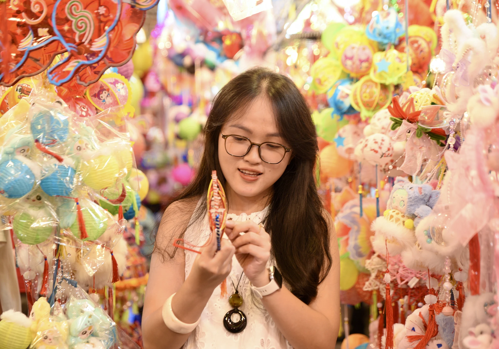Phố lồng đèn, phường Chợ Lớn, Tết trung thu