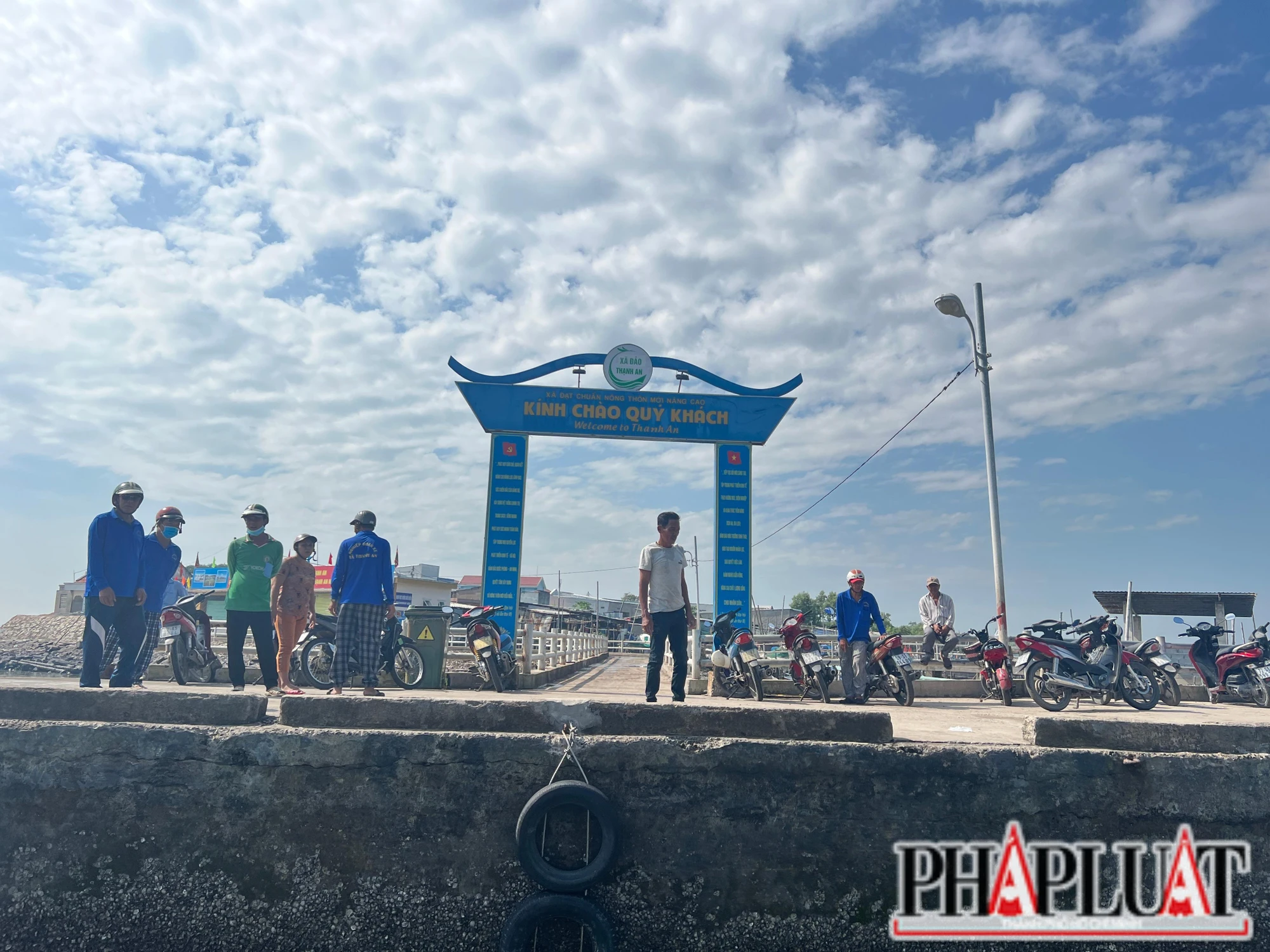 Diện mạo xã đảo Thạnh An đã có sự thay đổi hàng ngày. Ảnh: ĐÀO TRANG. Diện mạo xã đảo Thạnh An đã có sự thay đổi hàng ngày. Ảnh: ĐÀO TRANG.