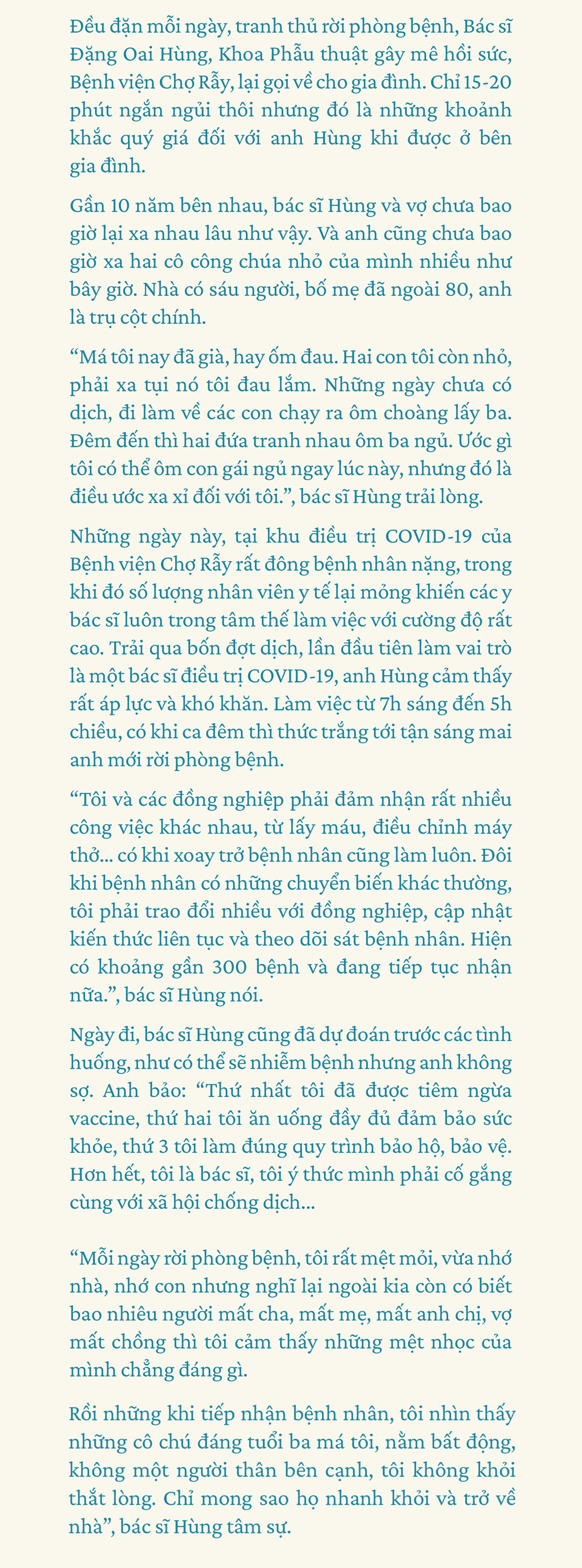 Chuyện Khu điều trị COVID-19: ‘Con ở nhà ngoan, ba mẹ đi bắt ‘con COVID’ rồi về ảnh 6
