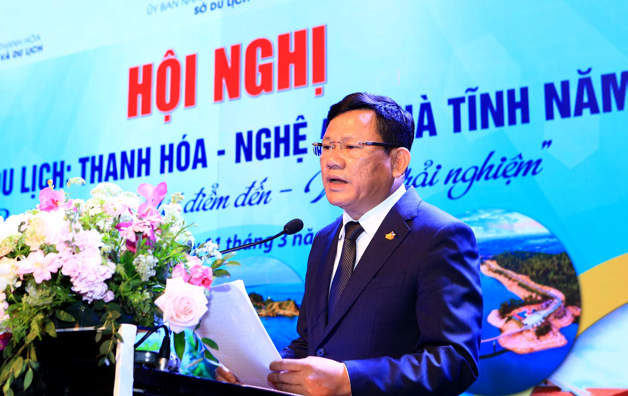 Ông Nguyễn Văn Thi Phó Chủ tịch UBND tỉnh Thanh Hóa khẳng định: Kết nối du lịch Thanh Hóa, Nghệ An, Hà Tĩnh" chính là cùng đồng hành cùng phát triển. Ảnh: ĐẶNG TRUNG Ông Nguyễn Văn Thi Phó Chủ tịch UBND tỉnh Thanh Hóa khẳng định: Kết nối du lịch Thanh Hóa, Nghệ An, Hà Tĩnh" chính là cùng đồng hành cùng phát triển. Ảnh: ĐẶNG TRUNG