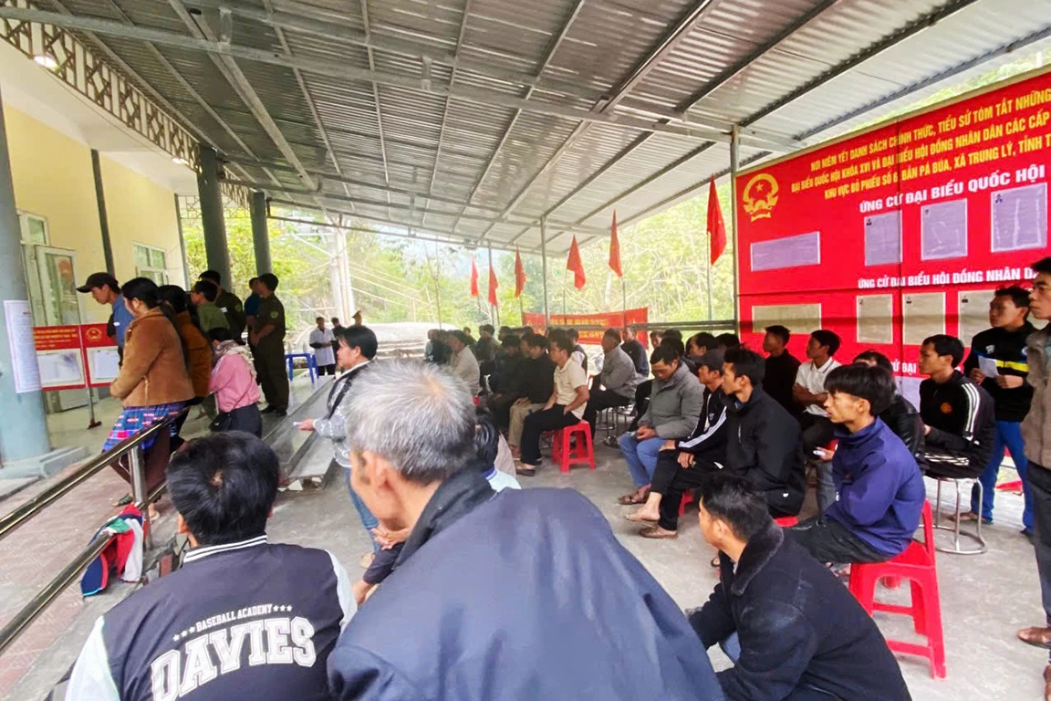 Bầu cử tại xã Mường Lát, Thanh Hóa-.jpg