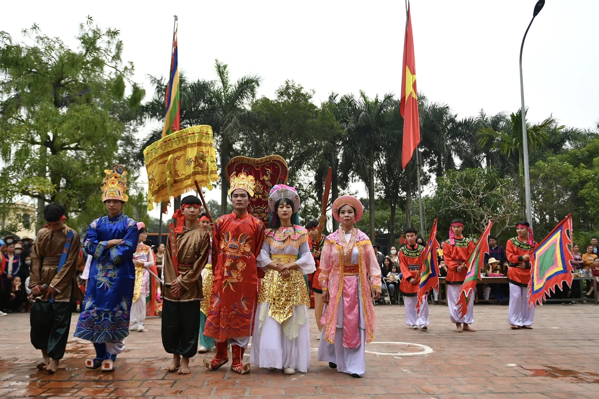 Nguyễn Thị Hường được chọn vào vai nữ tướng Lê Hoa. ẢNH: HOÀNG ANH Nguyễn Thị Hường được chọn vào vai nữ tướng Lê Hoa. ẢNH: HOÀNG ANH