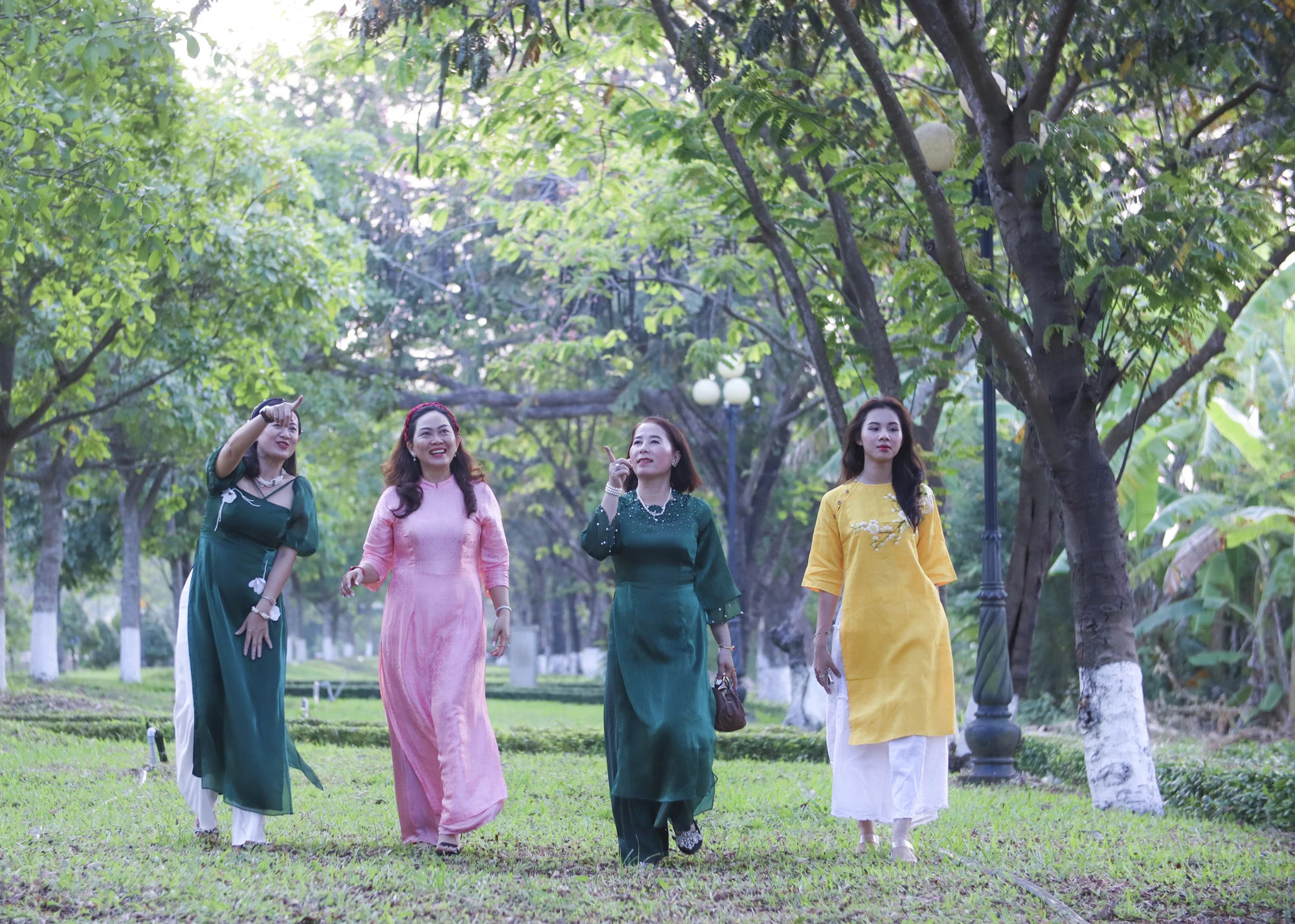 Đến hẹn lại lên, vào tháng 3 hàng năm, bông ô môi bắt đầu bung nụ nở hoa rực trên các tuyến đường quê. Hoa có màu đỏ hồng, đẹp thu hút nhiều người đến chụp ảnh lưu niệm. thích chụp ảnh lưu niệm