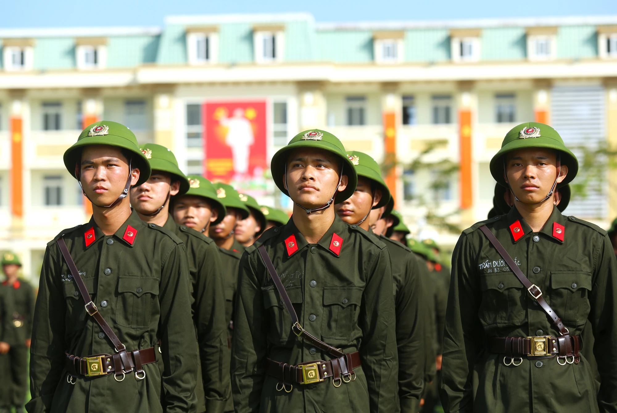Trung đoàn CSCĐ Đông Nam TP.HCM huấn luyện 813 tân binh