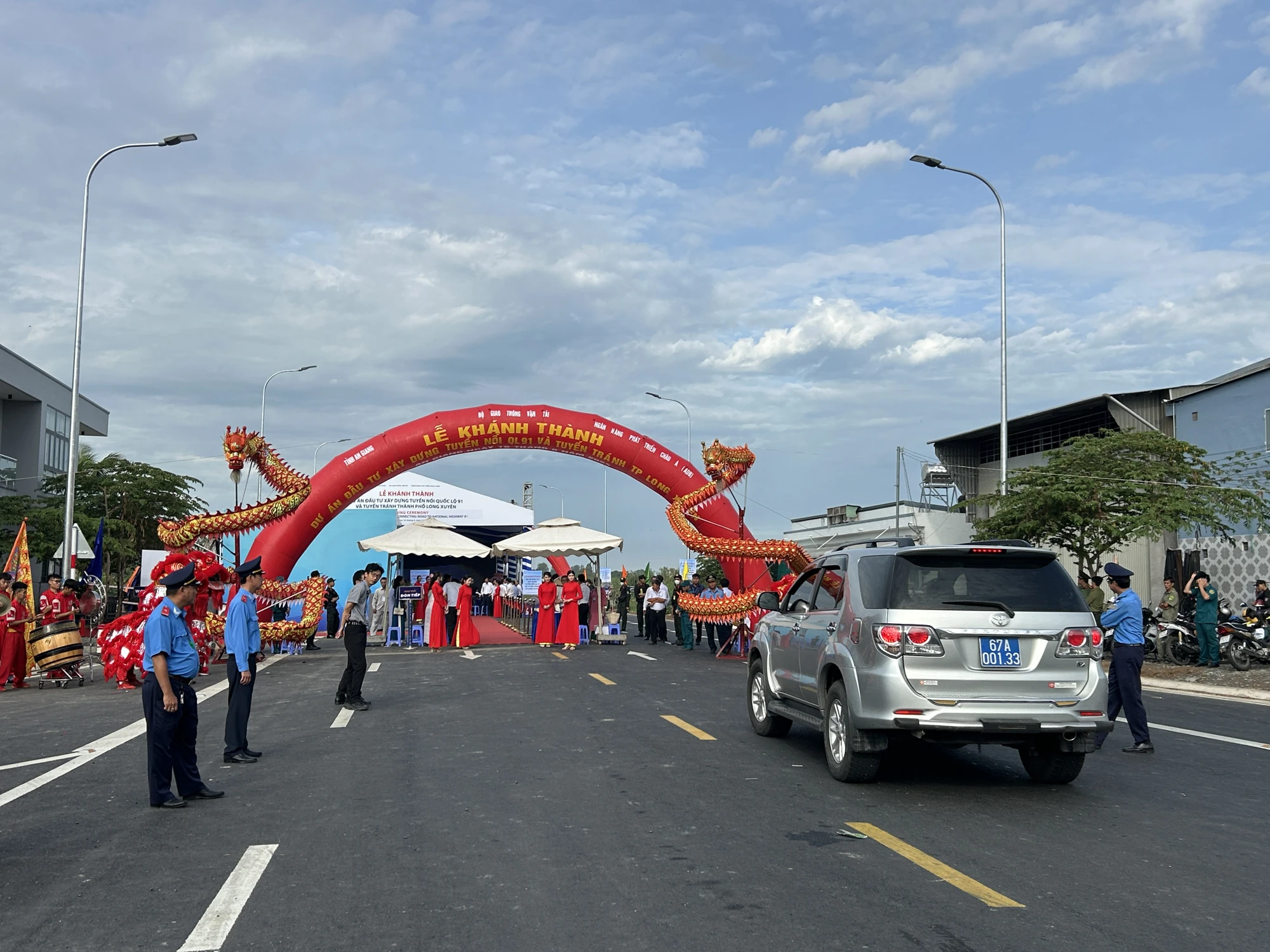 Quang cảnh buổi lễ khánh thành