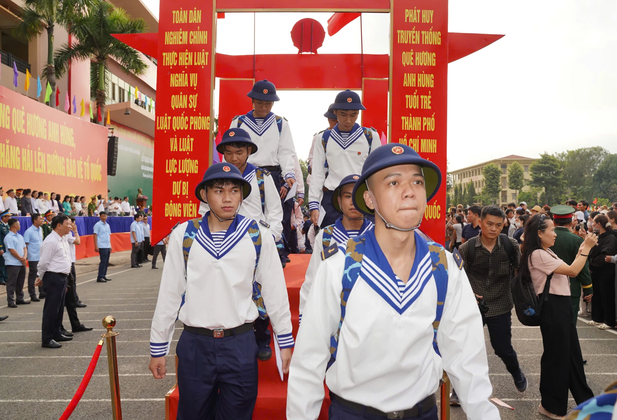 Chủ tịch Nguyễn Văn Được: Trái tim tân binh là danh dự của tuổi trẻ TP.HCM