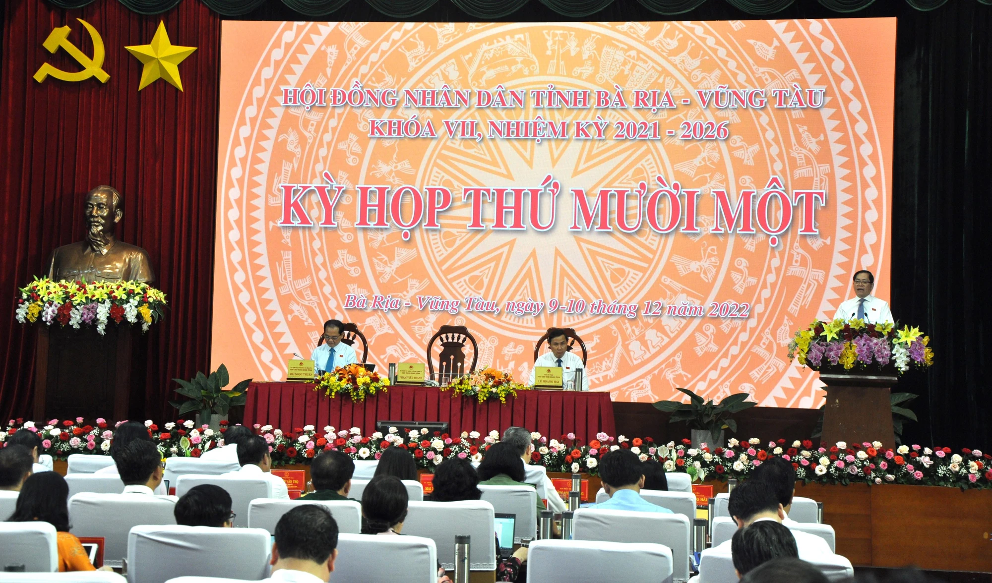 Kỳ họp thứ 11, HĐND tỉnh Bà Rịa-Vũng Tàu Khóa 7 thông qua nhiều nghị quyết quan trọng. Ảnh:TK Kỳ họp thứ 11, HĐND tỉnh Bà Rịa-Vũng Tàu Khóa 7 thông qua nhiều nghị quyết quan trọng. Ảnh:TK