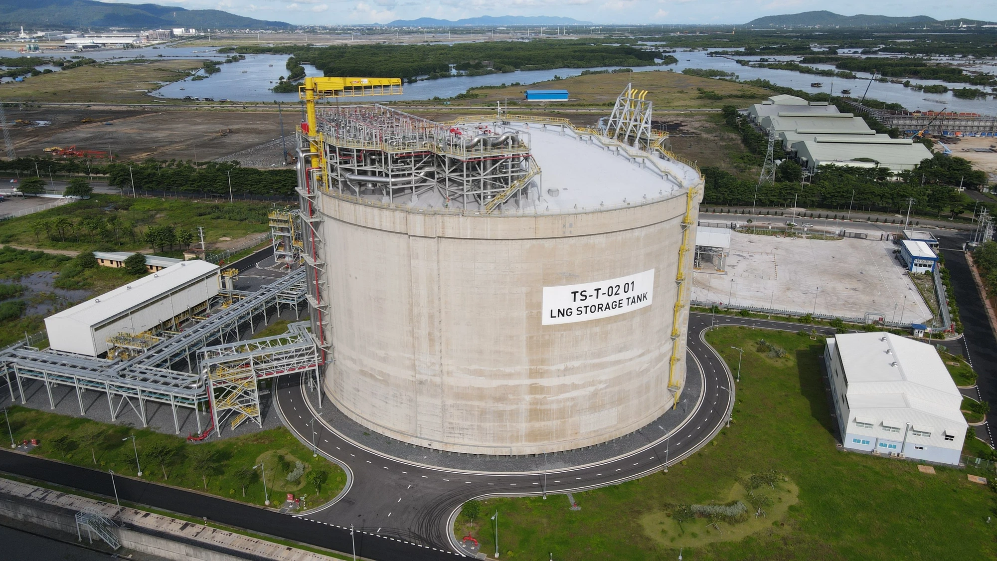 Kho chứa LNG Thị Vải. Ảnh: TK Kho chứa LNG Thị Vải. Ảnh: TK
