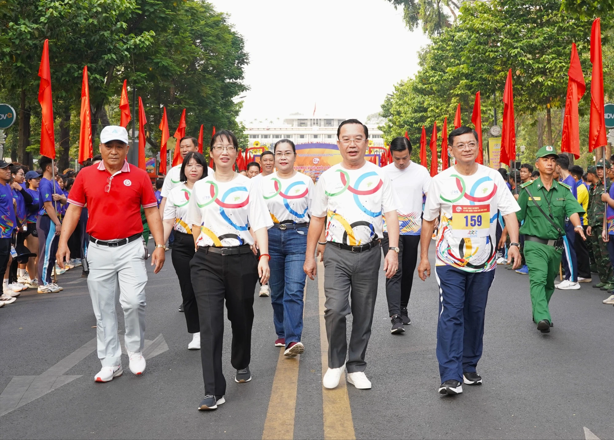 Hơn 5.000 người tham gia Ngày chạy Olympic vì sức khỏe toàn dân ở TP.HCM