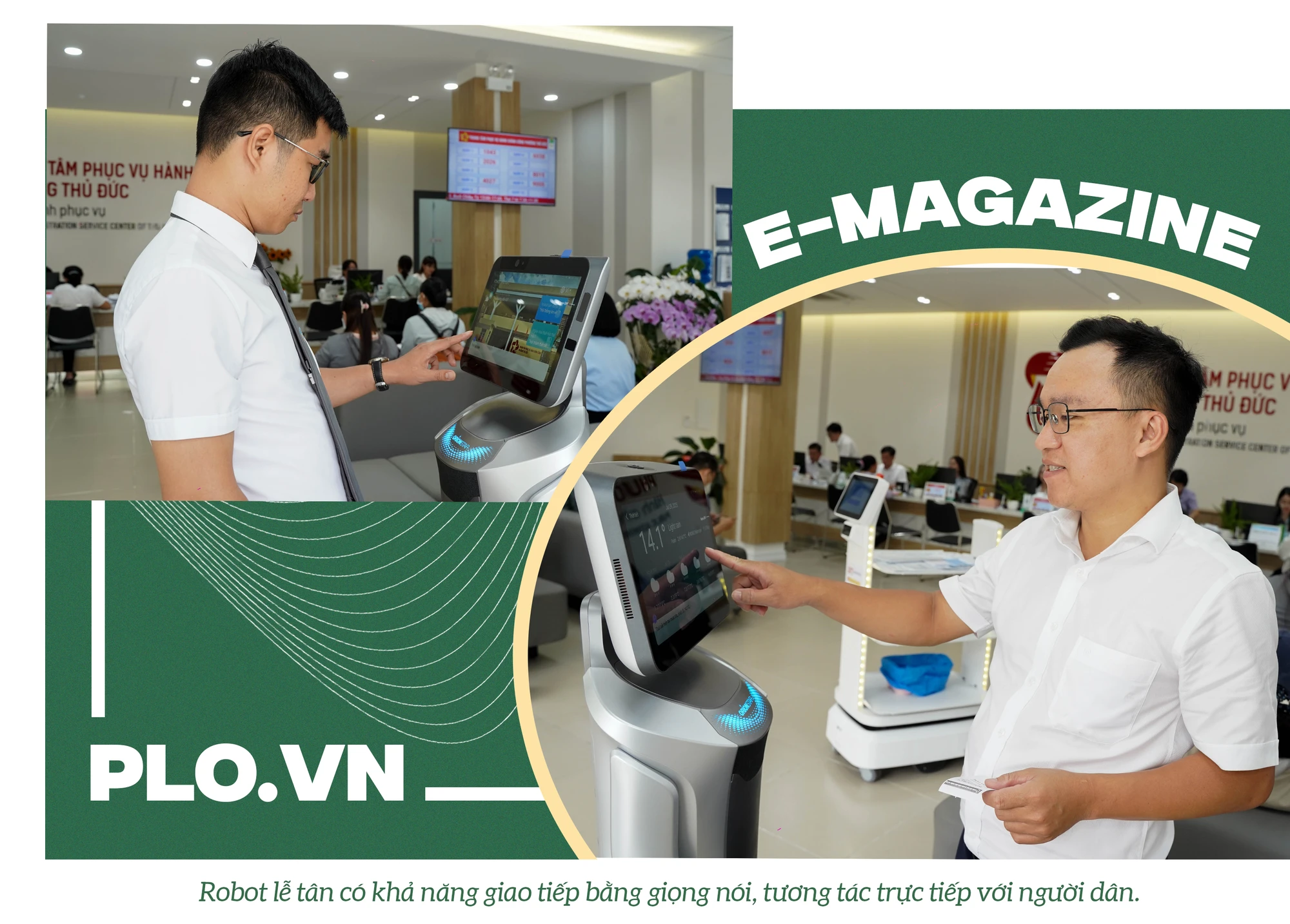 Robot lễ tân có khả năng giao tiếp bằng giọng nói, tương tác trực tiếp với người dân.png