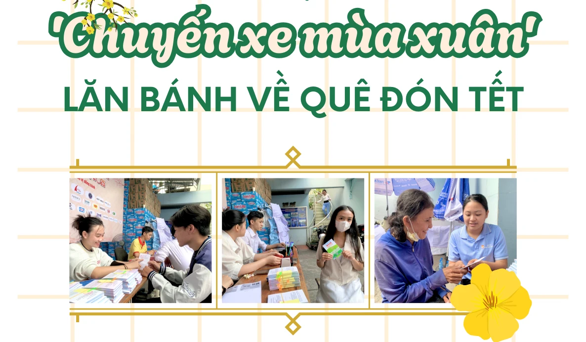 Rộn rã chuyến tàu, chuyến xe mùa xuân đưa sinh viên, người lao động về quê đón Tết