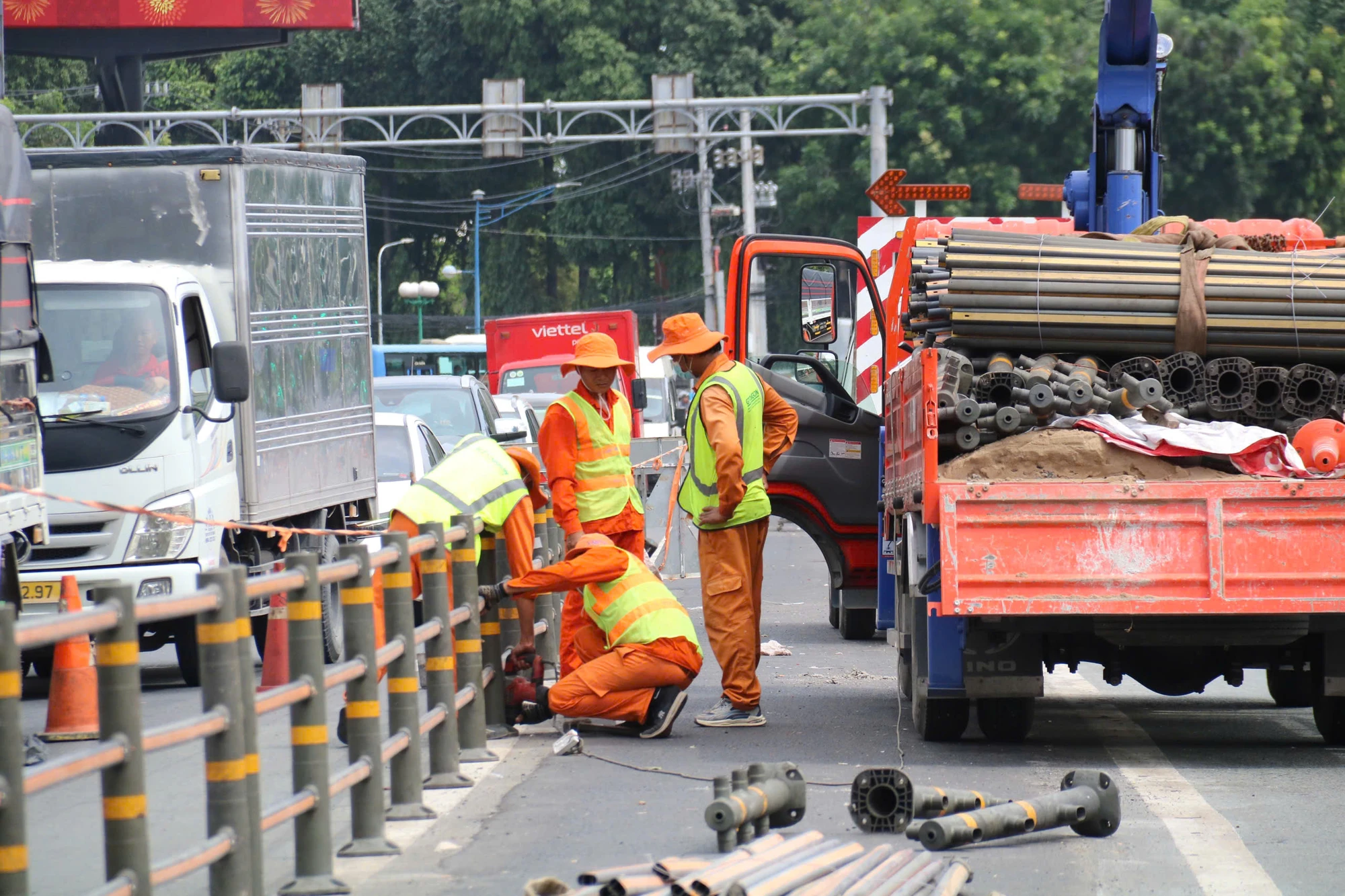 Hàng loạt điều chỉnh mới tại các tuyến đường vào sân bay Tân Sơn Nhất