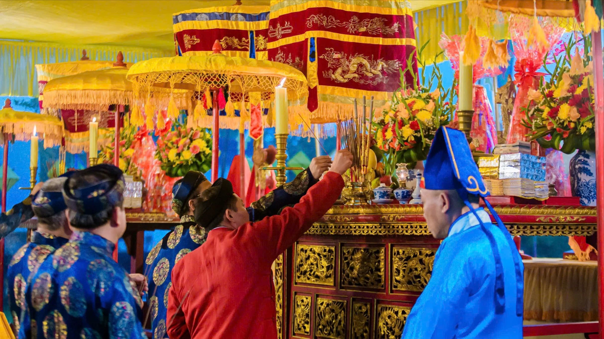 Trang nghiêm Lễ tế Xã Tắc cầu cho quốc thái dân an tại Cố đô Huế