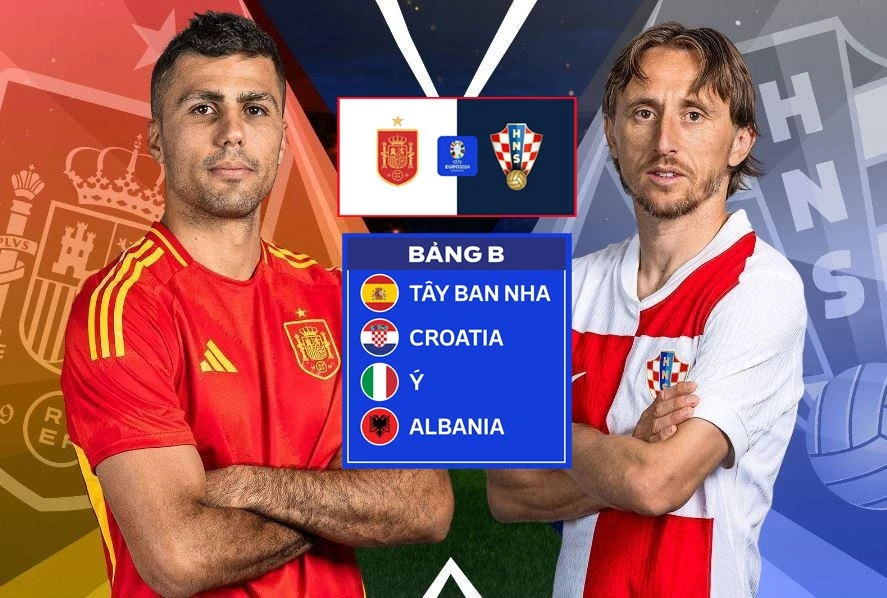 Euro 2024: Trận chiến trong ngày 15-06, Tây Ban Nha – Croatia