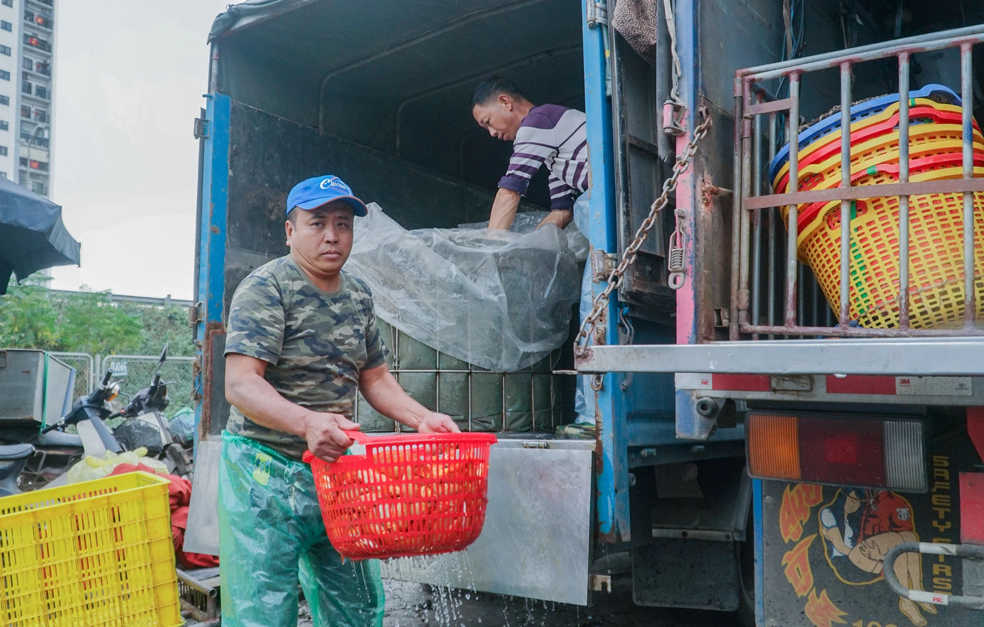 Vì vậy, vào ngày này, người dân thường chuẩn bị một đôi hoặc 3 con cá chép sống, thả trong chậu nước, cúng cùng các đồ lễ khác. Vì vậy, vào ngày này, người dân thường chuẩn bị một đôi hoặc 3 con cá chép sống, thả trong chậu nước, cúng cùng các đồ lễ khác.