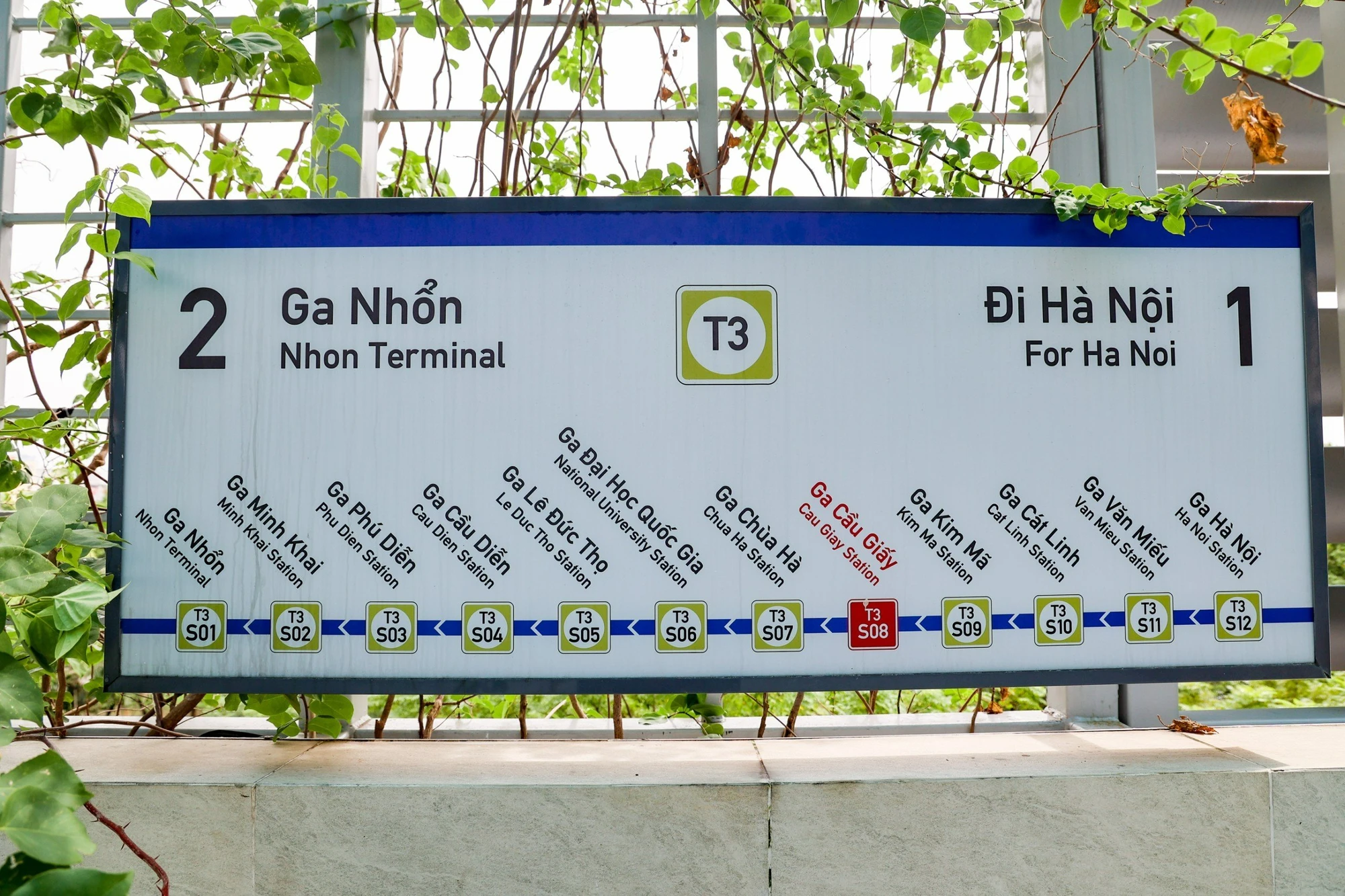 Sơ đồ nhà ga của đường sắt đô thị Nhổn - ga Hà Nội. Sơ đồ nhà ga của đường sắt đô thị Nhổn - ga Hà Nội.