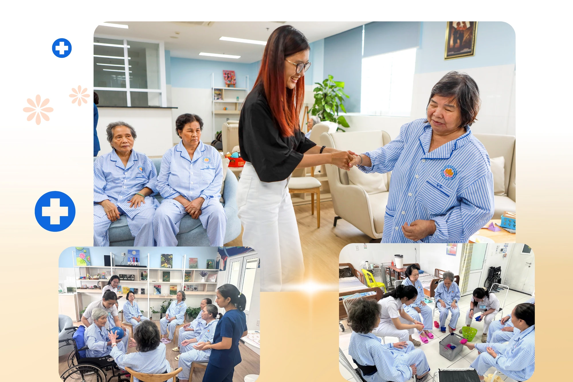 mô hình chăm sóc sức khỏe người cao tuổi trong ngày