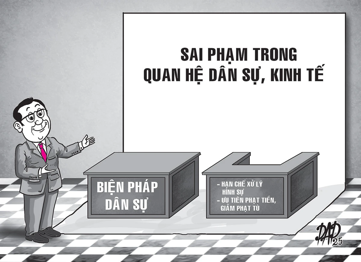 Chìa khóa hữu hiệu để hạn chế tối đa hình sự hóa