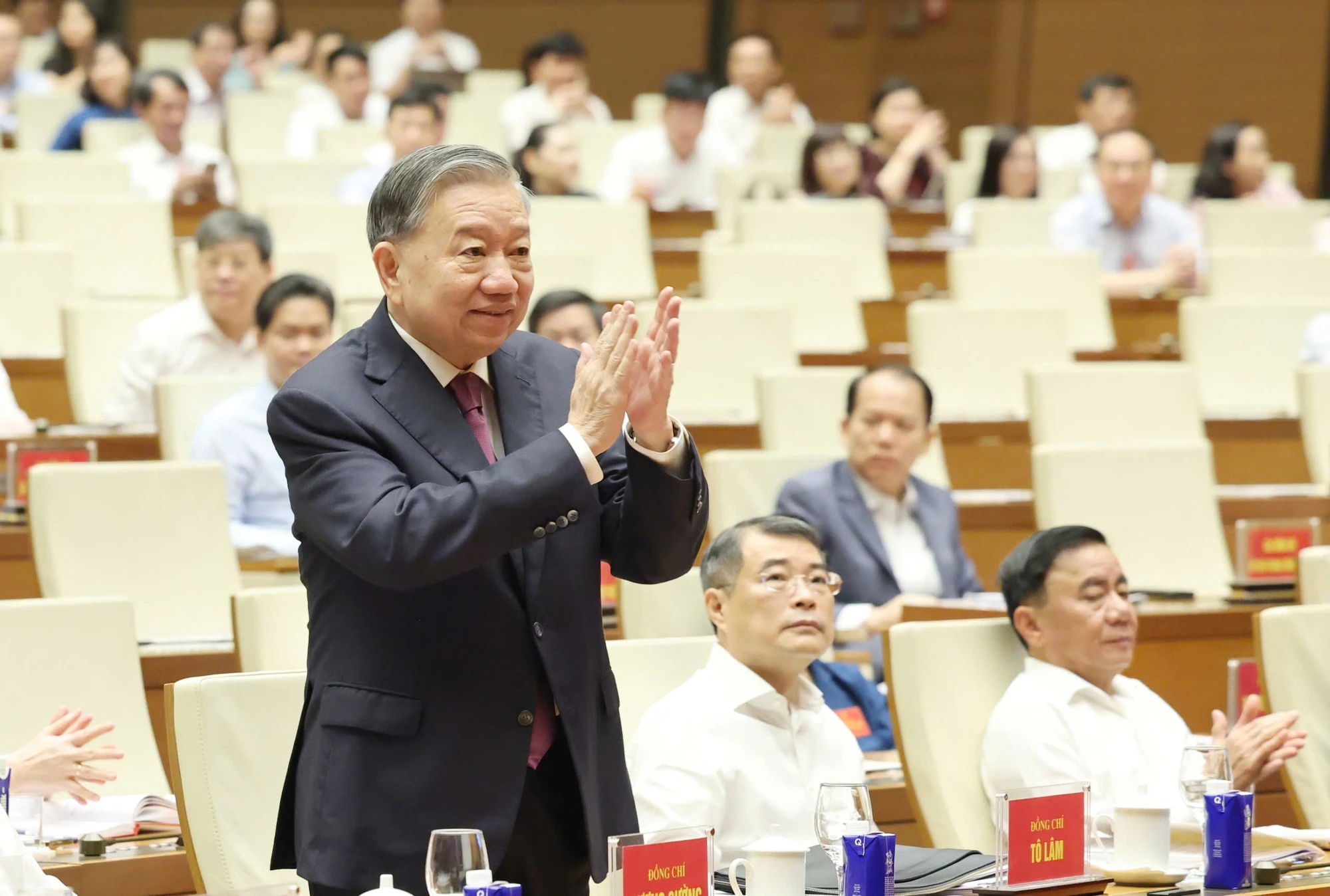 Tổng Bí thư, Chủ tịch nước Tô Lâm dự Hội nghị. Ảnh: QH