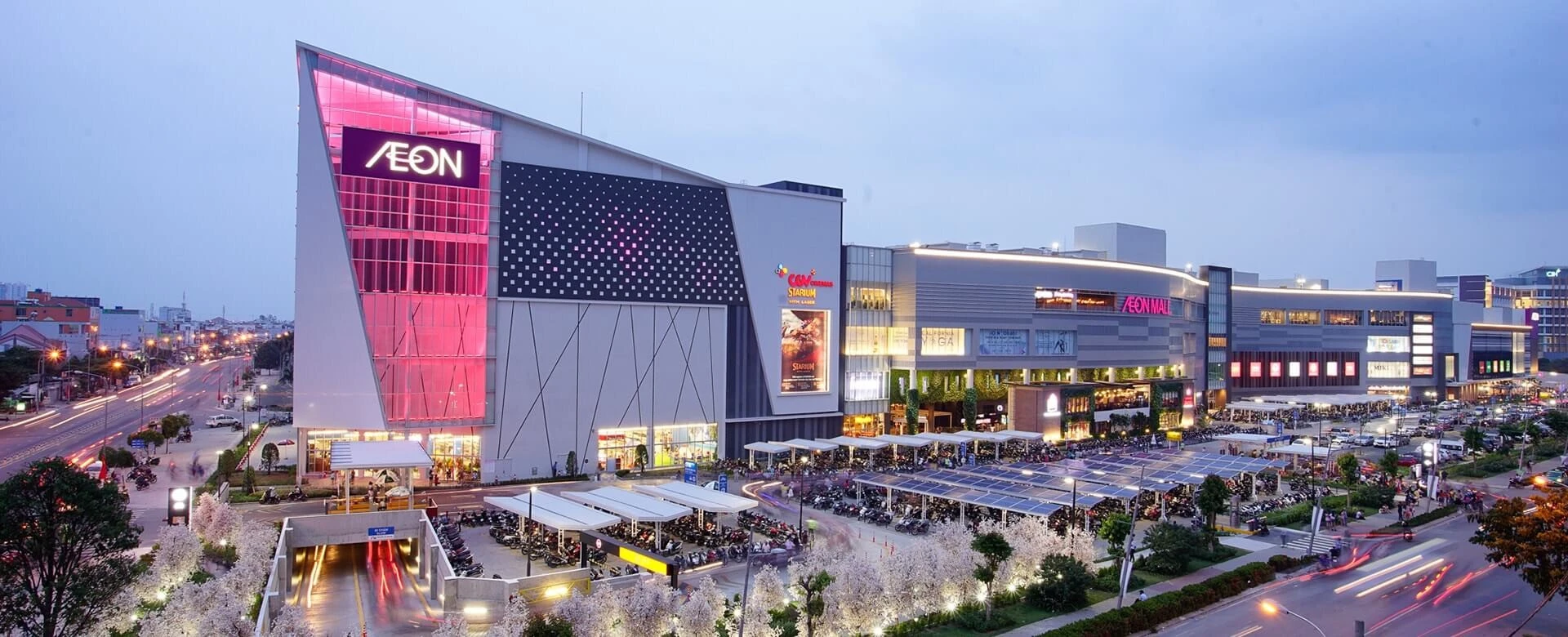 Khu vui chơi, mua sắm, ăn uống tại trung tâm thương mại AEON MALL Bình Tân