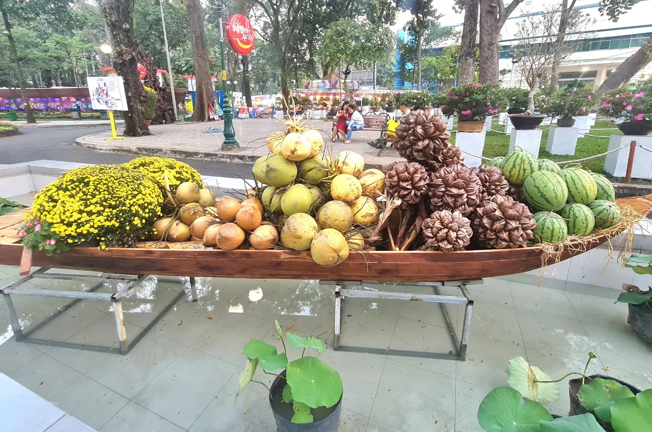 Thiết kế bắt mắt tại hội hoa xuân Thiết kế bắt mắt tại hội hoa xuân