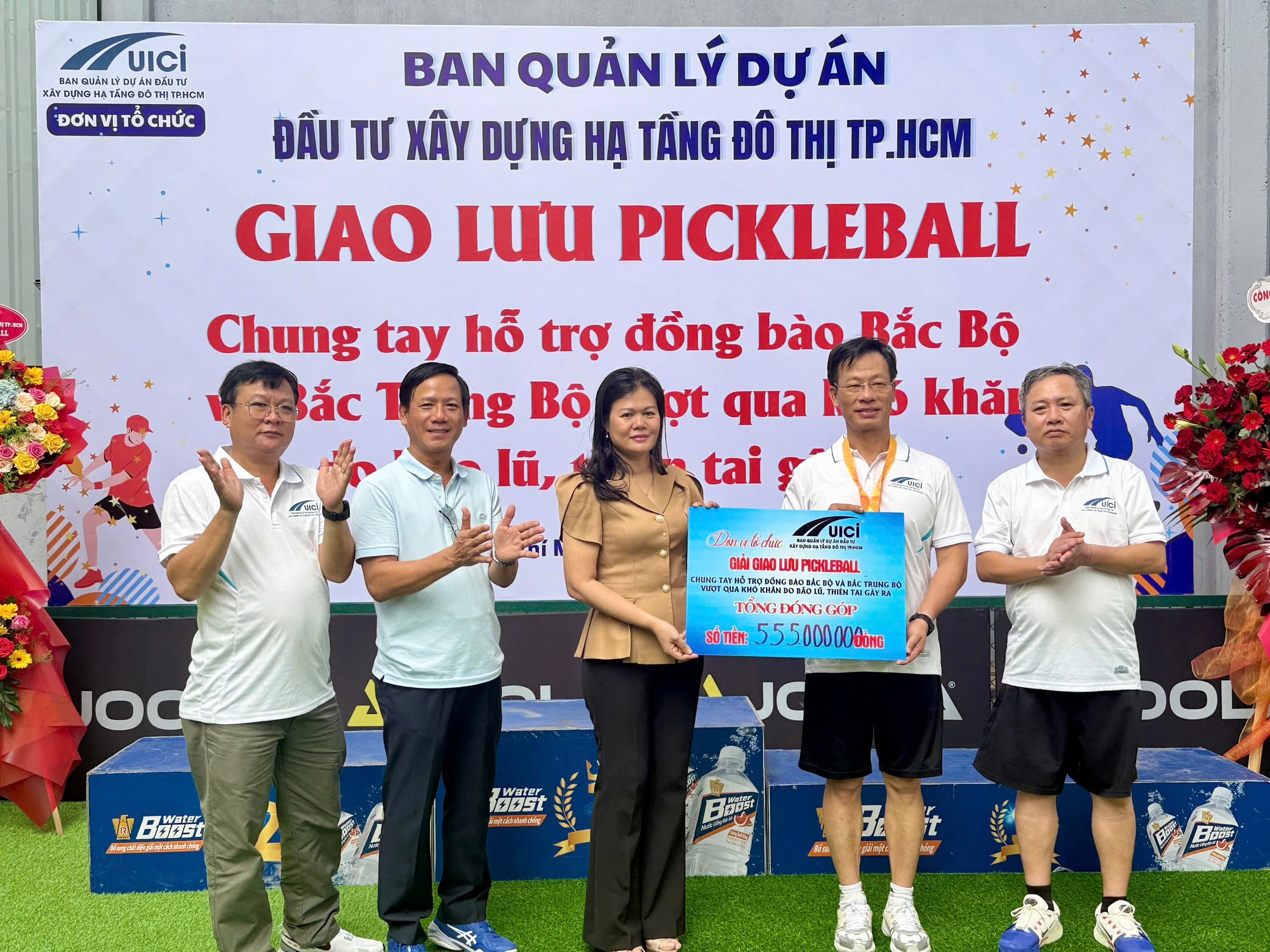 TP.HCM tổ chức giải Pickleball để quyên góp cho đồng bào bị ảnh hưởng do bão