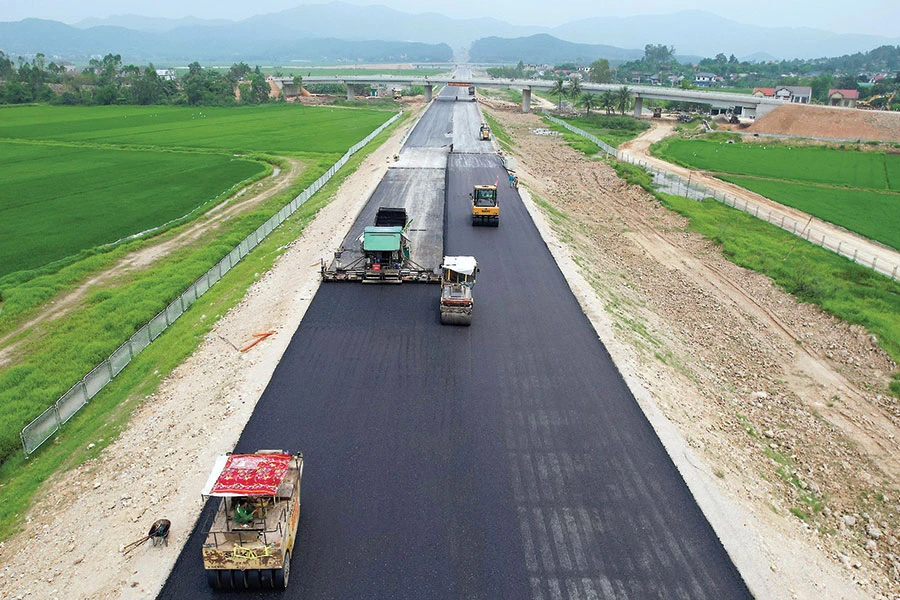 Cao tốc Bắc - Nam đoạn qua tỉnh Nghệ An.