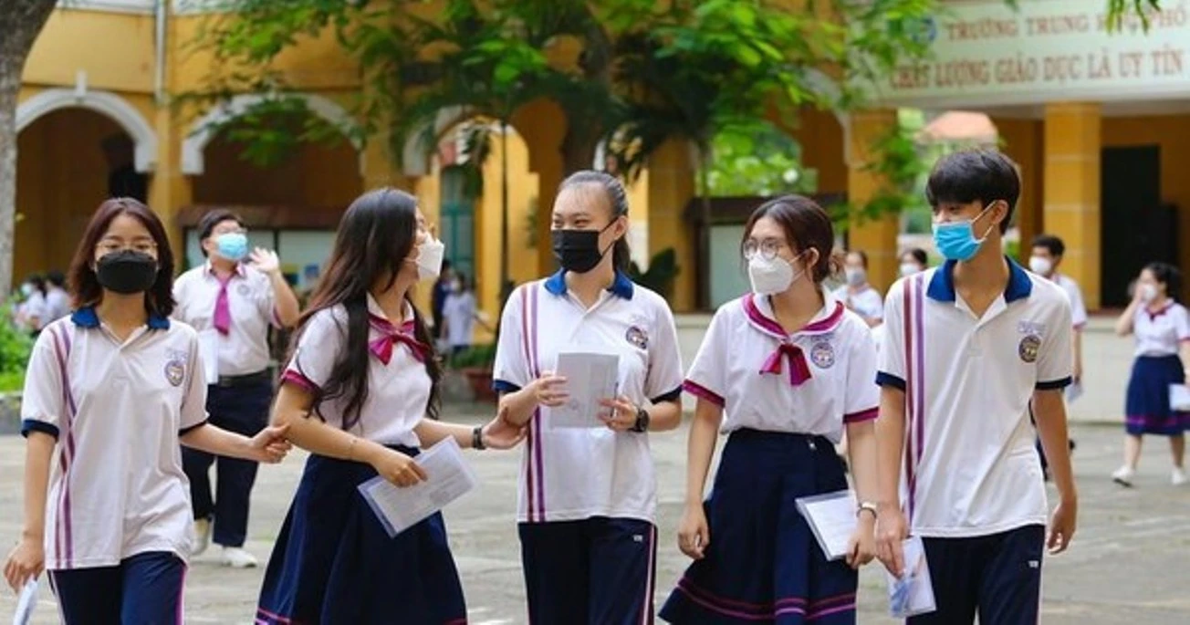 Học sinh tham dự kỳ thi tốt nghiệp THPT năm học 2022-2023. Ảnh: HOÀNG GIANG Bộ GD&ĐT công bố 12 sự kiện, hoạt động giáo dục nổi bật năm 2022