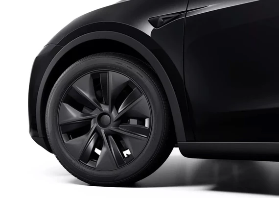 Chiếc xe đã có phần mũi mới, nhưng nó chủ yếu vẫn giữ nguyên phong cách ban đầu. Ảnh: Carscoops. Tesla -cai -tien -Model Y- danh -cho -Trung- Quoc -voi- toc- đo- 100 km-h-1.jpg
