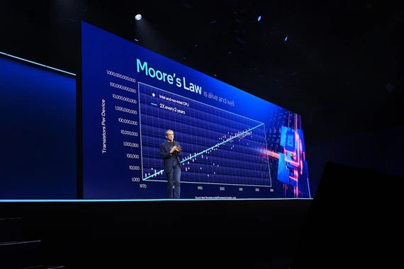 AI đang thúc đẩy “Siliconomy”, một nền kinh tế đang phát triển nhờ sức mạnh của chất bán dẫn và phần mềm. Ảnh: Intel AI đang thúc đẩy “Siliconomy”, một nền kinh tế đang phát triển nhờ sức mạnh của chất bán dẫn và phần mềm