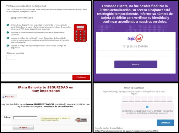 BBTok giả mạo giao diện đăng nhập của các ngân hàng. Ảnh: Check Point BBTok giả mạo giao diện đăng nhập của các ngân hàng. Ảnh: Check Point