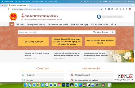 Xin cấp lại GPLX online thông qua cổng dịch vụ công quốc gia. Ảnh: MINH HOÀNG Xin cấp lại GPLX online thông qua cổng dịch vụ công quốc gia. Ảnh: MINH HOÀNG