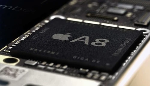 iPhone thế hệ tiếp theo có thể trang bị chip A8 bốn nhân. Ảnh minh họa. apple-a8-teaser-2014129133924-1336-4834-