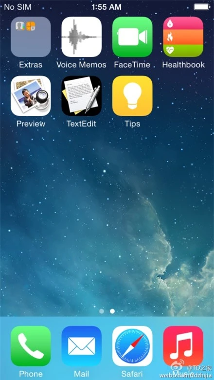 Hé lộ ảnh được cho là của iOS 8 ảnh 1 Tuy rằng chưa có thông tin chính thức nào từ phía Apple