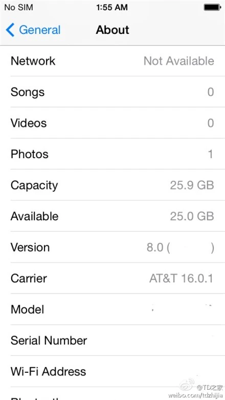 Hé lộ ảnh được cho là của iOS 8 ảnh 3 iOS 8 chắc chắn sẽ còn sở hữu rất nhiều tính năng