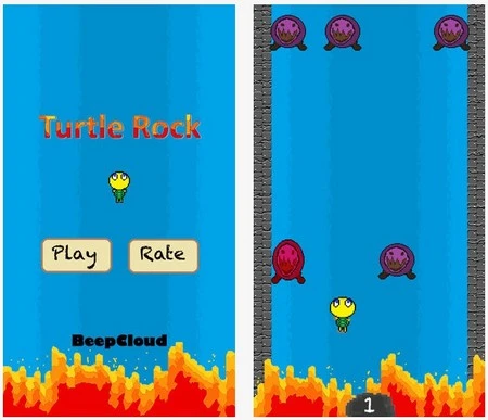 Thêm một game di động của tác giả người Việt "gây sốt" thế giới ảnh 2 “Turtle Rock” có đồ họa đơn giản theo phong cách cổ điển và kiểu chơi thú vị