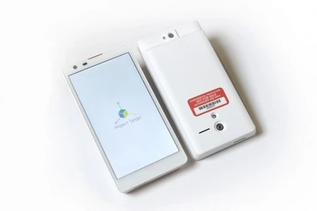 Google phát triển máy tính bảng với khả năng ảo hóa thế giới thực ảnh 2 Thiết kế của nguyên mẫu smartphone được áp dụng công nghệ của Project Tango