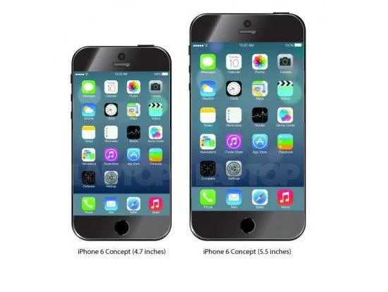 Ý tưởng về thiết kế iPhone 6 với màn hình 4.7 inch và 5.5 inch. ảnh 1 Ý tưởng về thiết kế iPhone 6 với màn hình 4.7 inch và 5.5 inch. ảnh 1