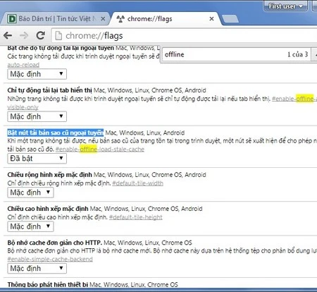 Google thử nghiệm tính năng duyệt web offline trên Chrome ảnh 2 Tính năng mới giúp trình duyệt Chrome hữu dụng ngay cả khi máy tính không có kết nối Internet