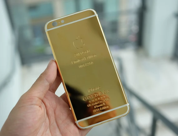 Khung vỏ iPhone 6 mạ vàng xuất hiện tại Việt Nam ảnh 1 Khung vỏ iPhone 6 mạ vàng xuất hiện tại Việt Nam ảnh 1
