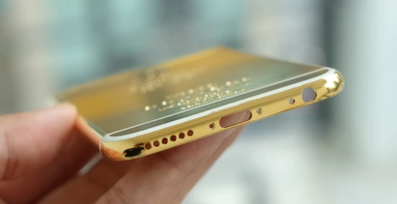 Khung vỏ iPhone 6 mạ vàng xuất hiện tại Việt Nam ảnh 3 Khung vỏ iPhone 6 mạ vàng xuất hiện tại Việt Nam ảnh 3