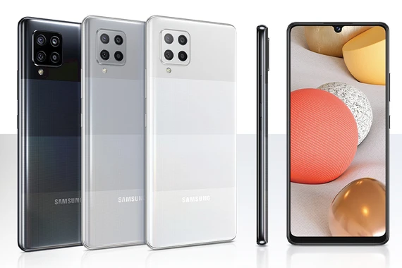 Điện thoại Samsung giá rẻ Galaxy A42 5G. Ảnh minh họa