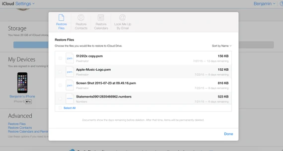 Apple cho phép khôi phục dữ liệu từ iCloud ảnh 1
