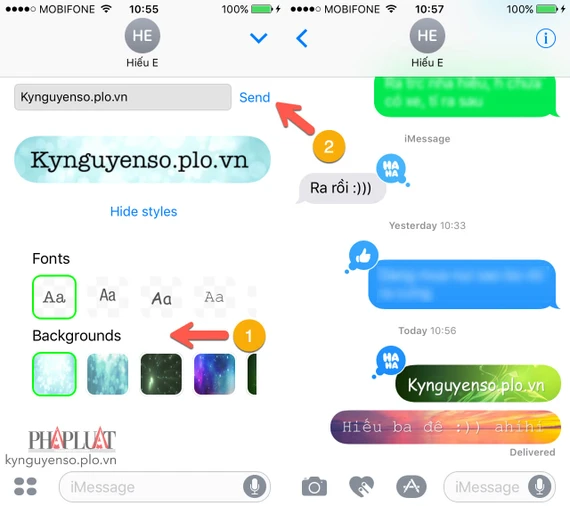 Custom Message Styles