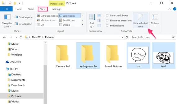 Cách ẩn các tập tin và thư mục quan trọng trên Windows