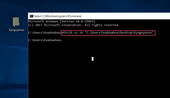 Cách ẩn các tập tin và thư mục quan trọng trên Windows